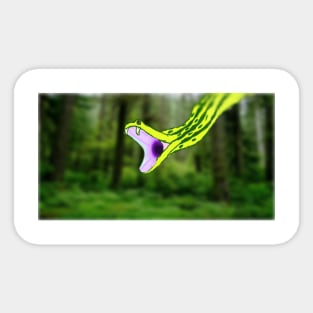 snake in forest Sticker